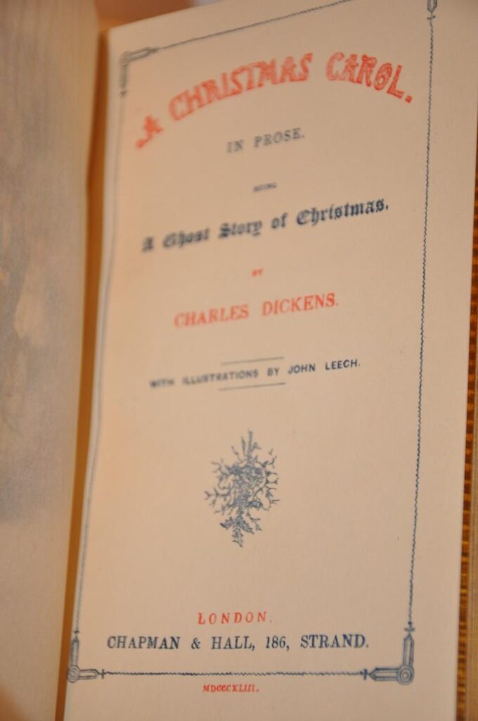 A Christmas Carol title page