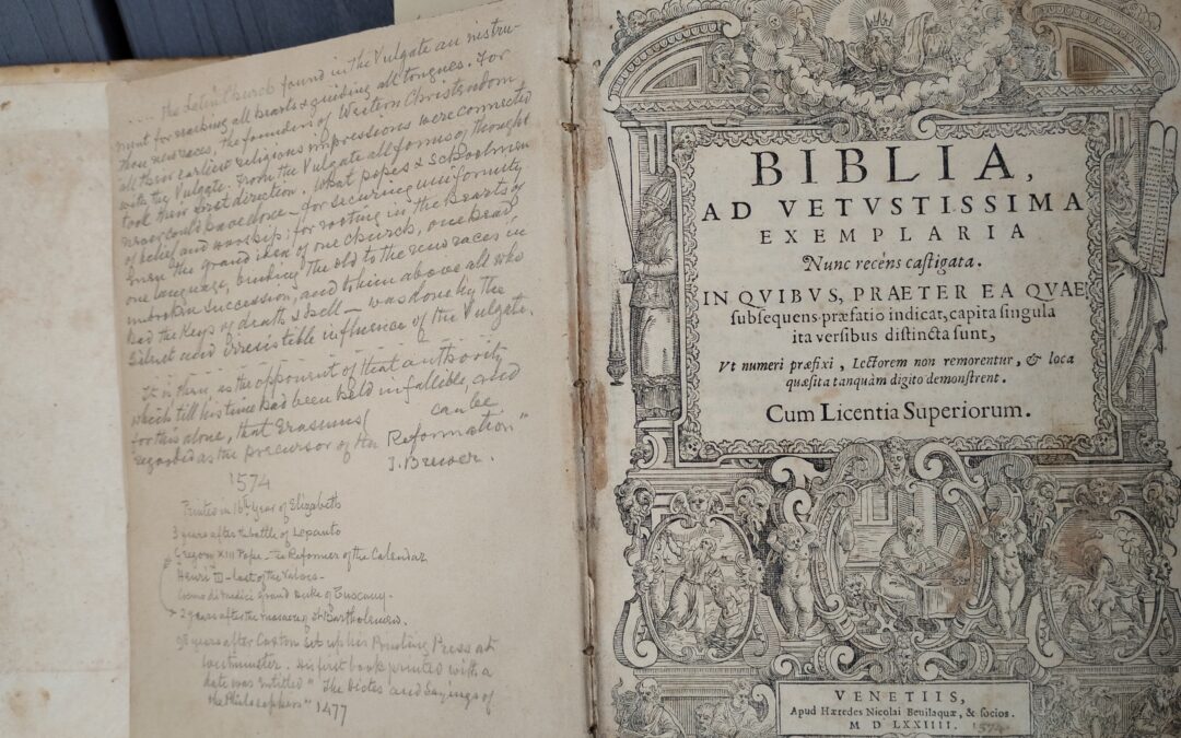 Bible, Latin, 1574