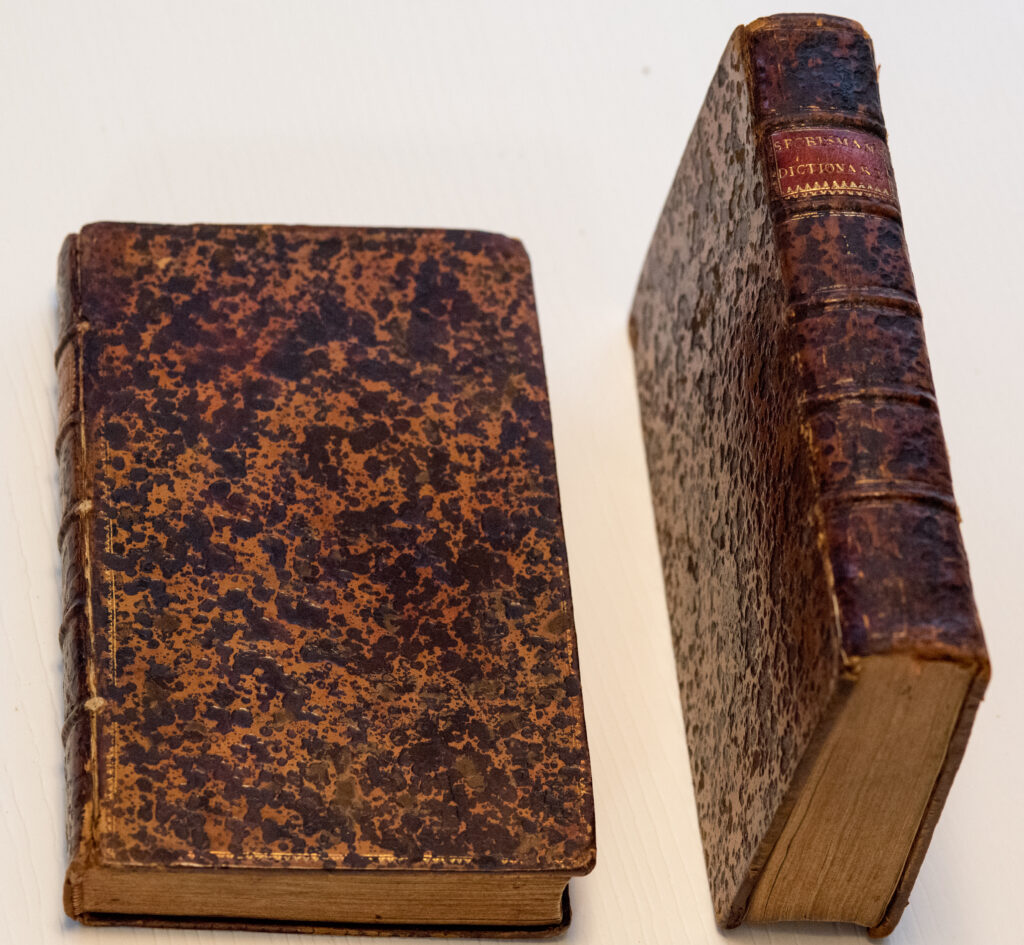 "Sportsman's Dictionary" 1735