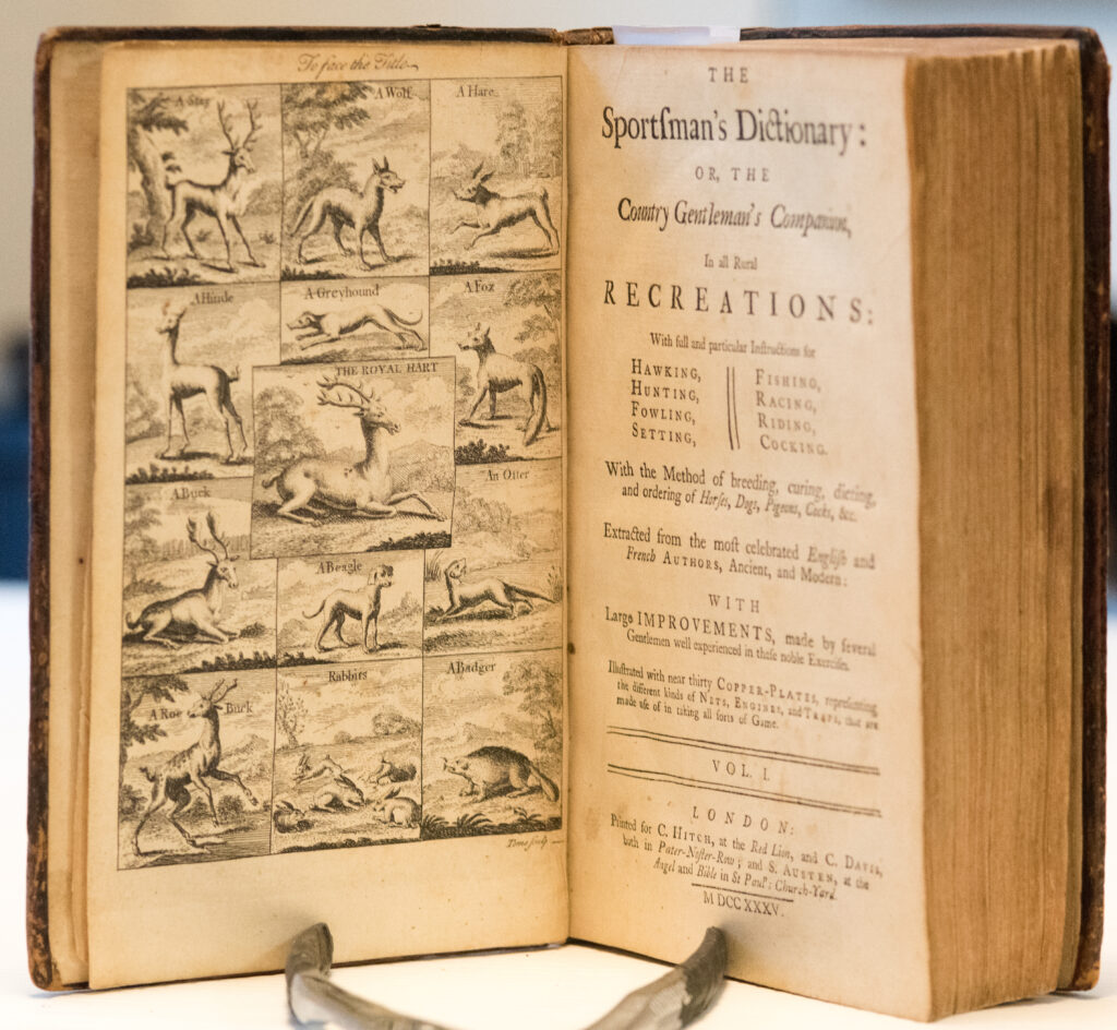 "Sportsman's Dictionary" 1735