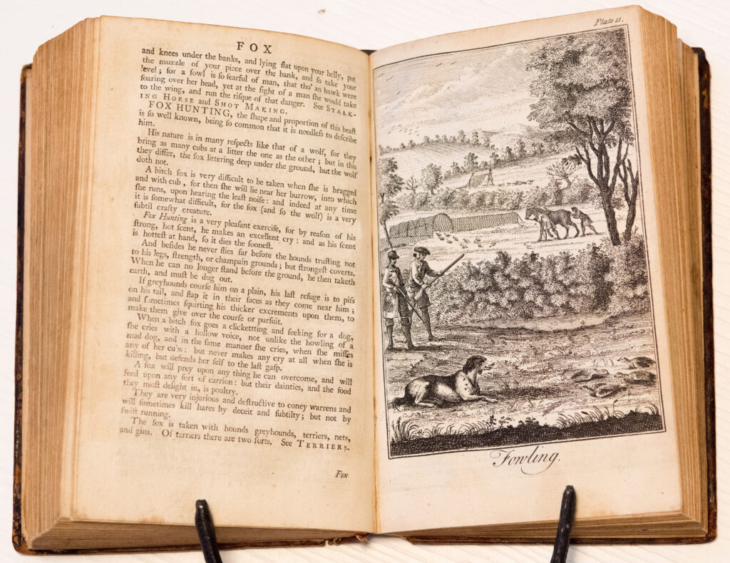 "Sportsman's Dictionary" 1735