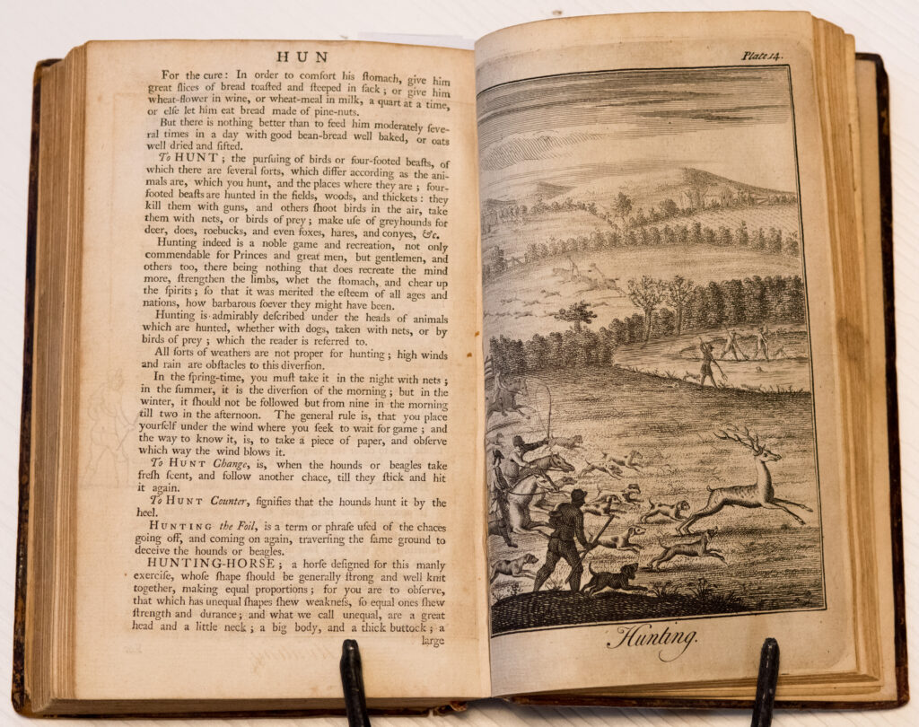 "Sportsman's Dictionary" 1735