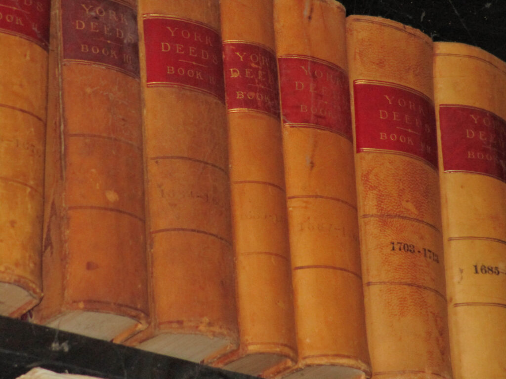 York County, Maine: Early Deed Records