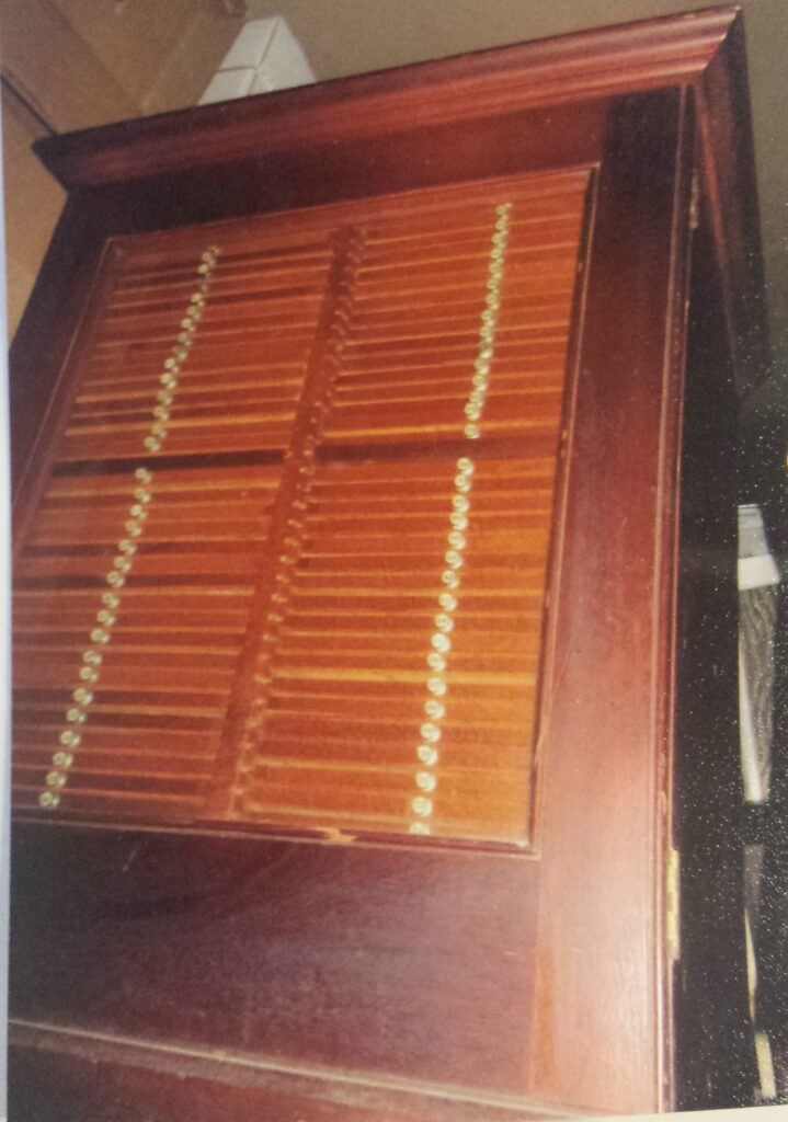 Microscopical Slide Cabinet